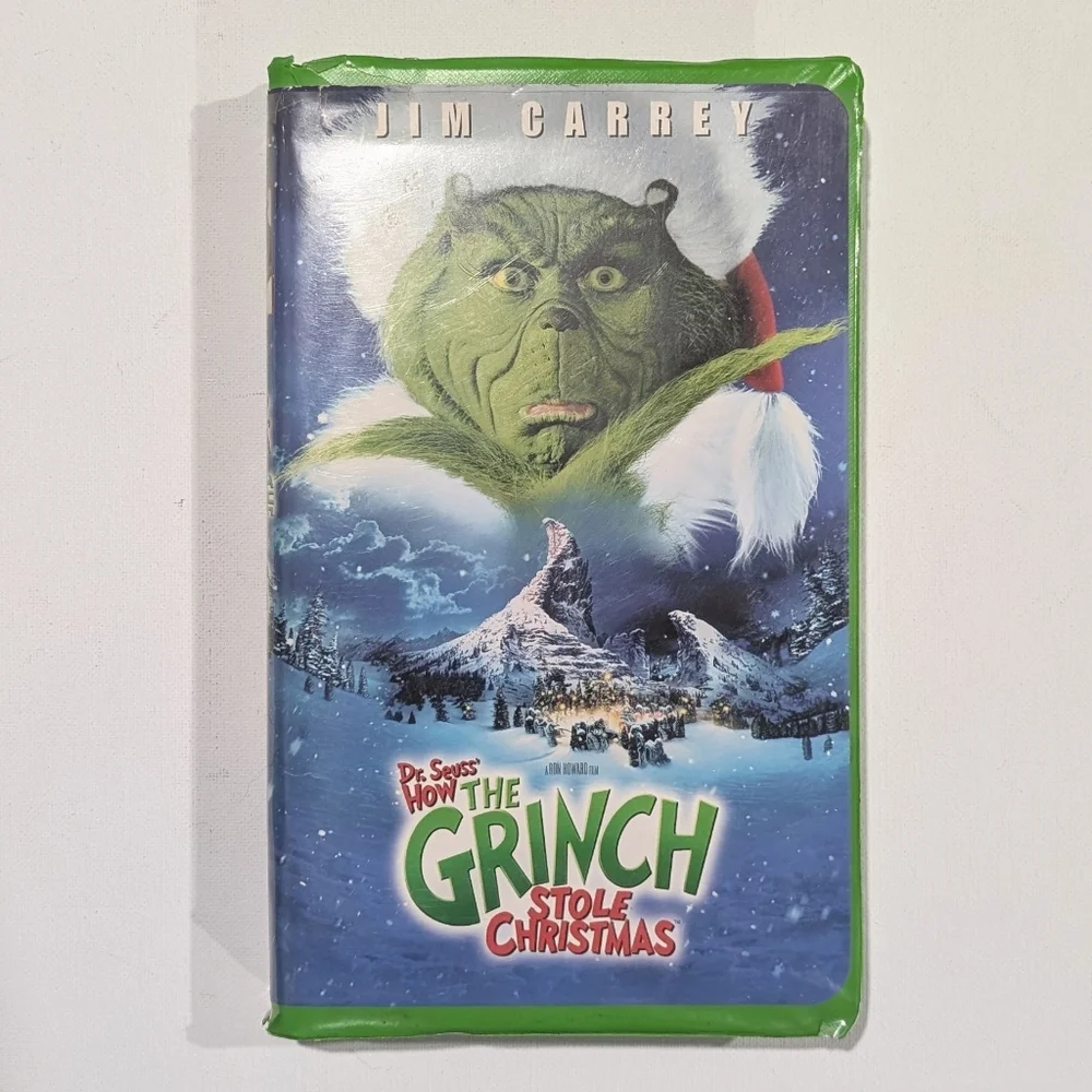 How the Grinch Stole Christmas (2000) VHS cassette movie